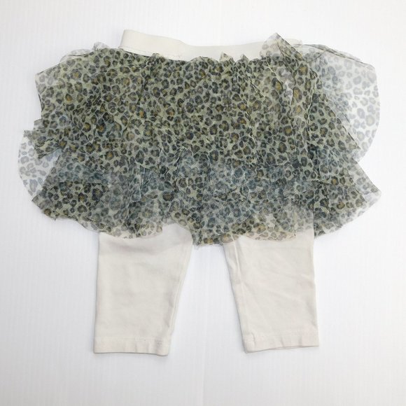 Girls 9-12 Months Tights with Leopard Print Tutu - Picture 1 of 6